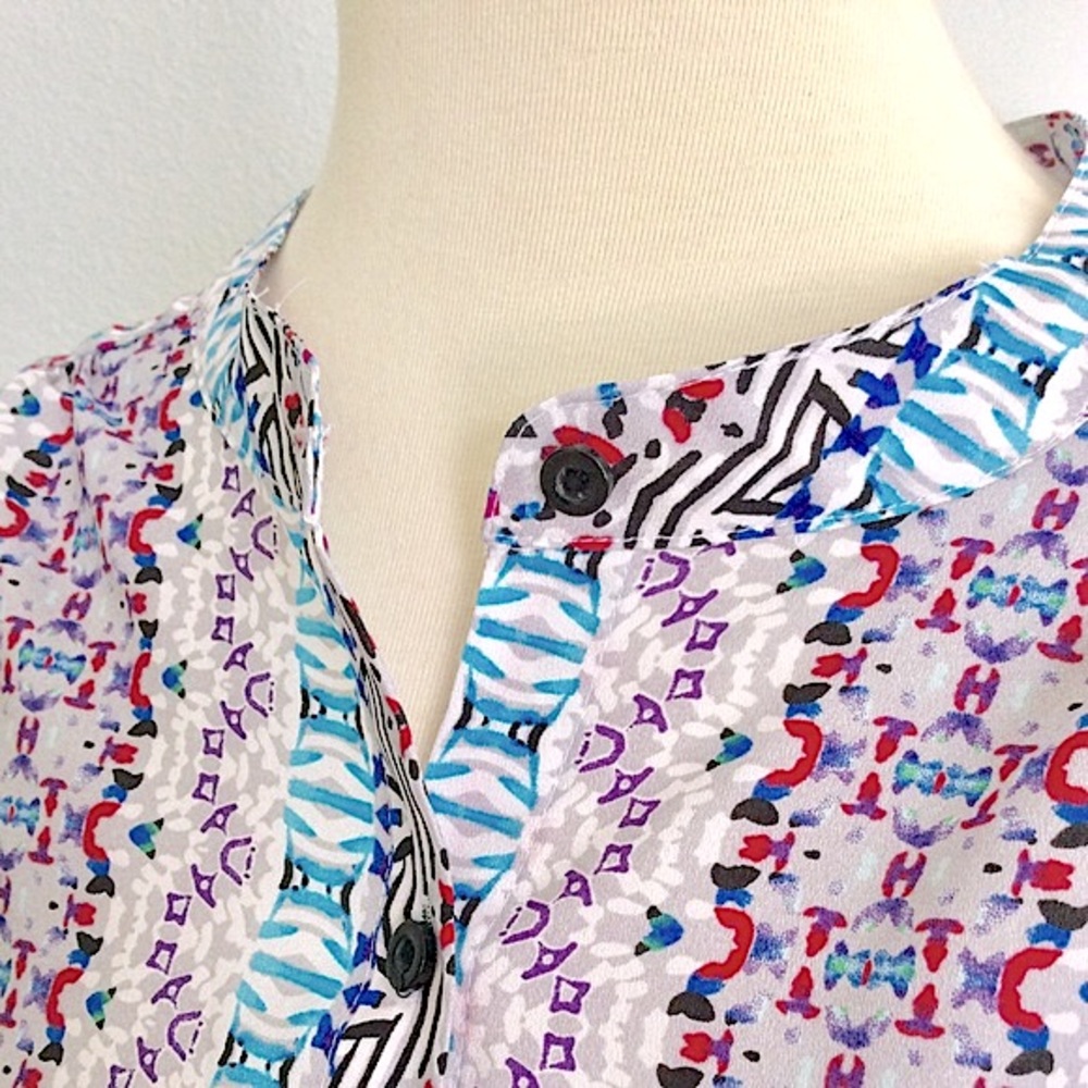 Grayson Ls Blouse S Multi Print - image 4